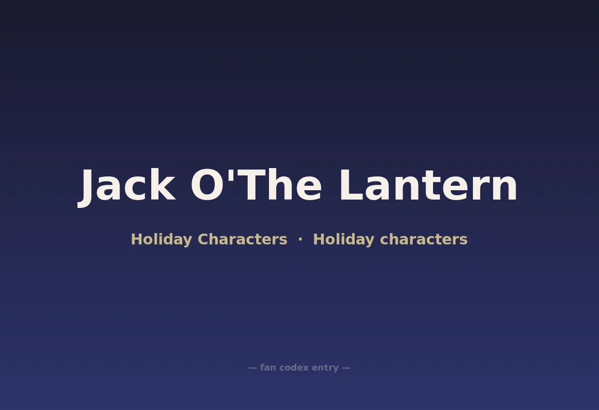 Jack O'The Lantern
