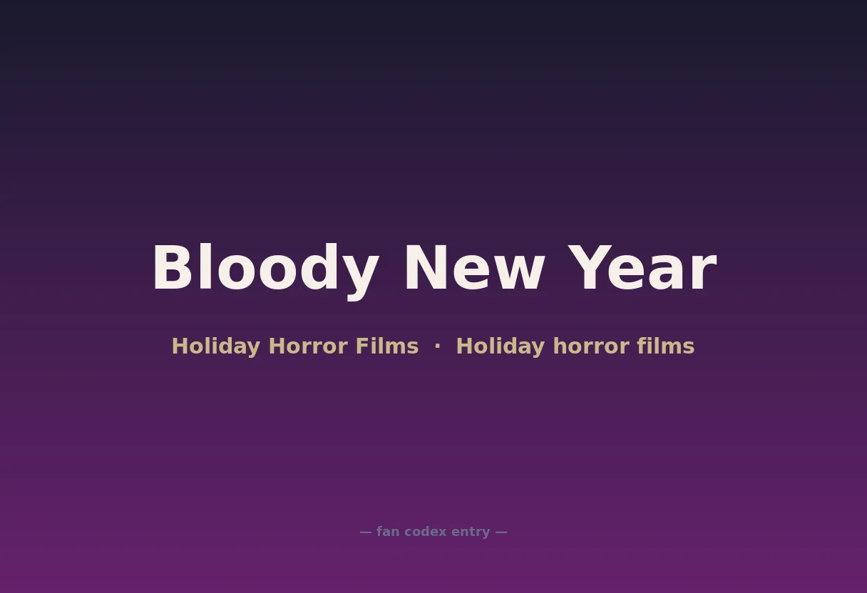 Bloody New Year