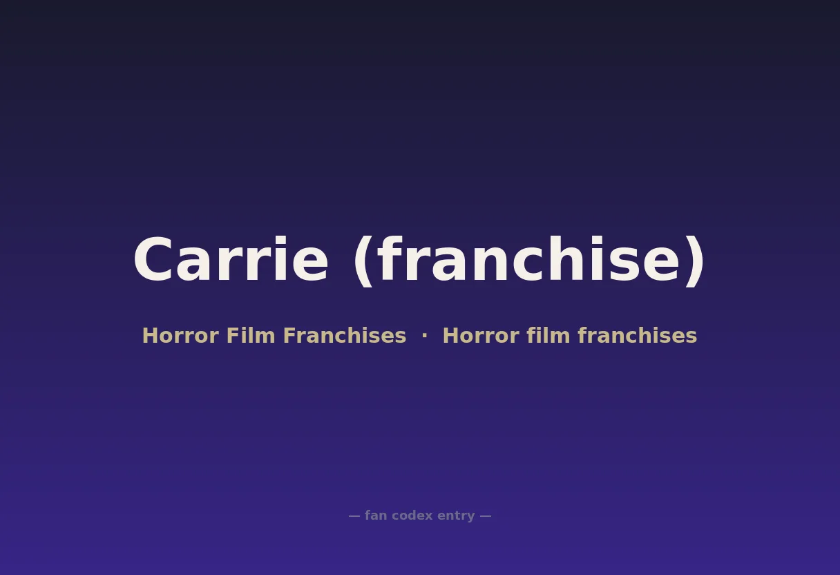 Carrie (franchise)