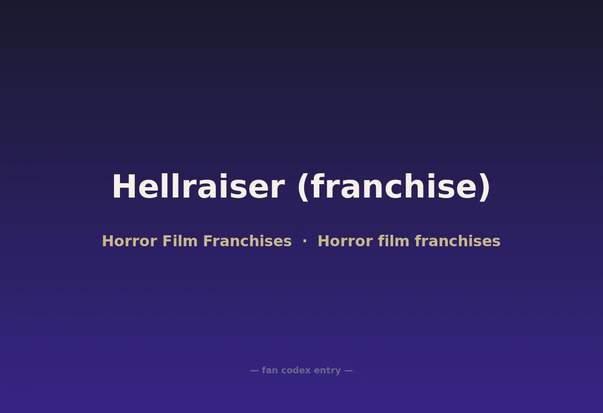 Hellraiser (franchise)