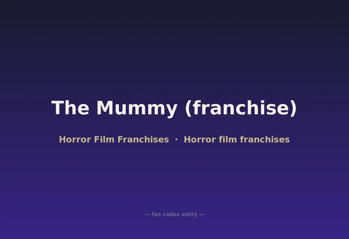 The Mummy (franchise)