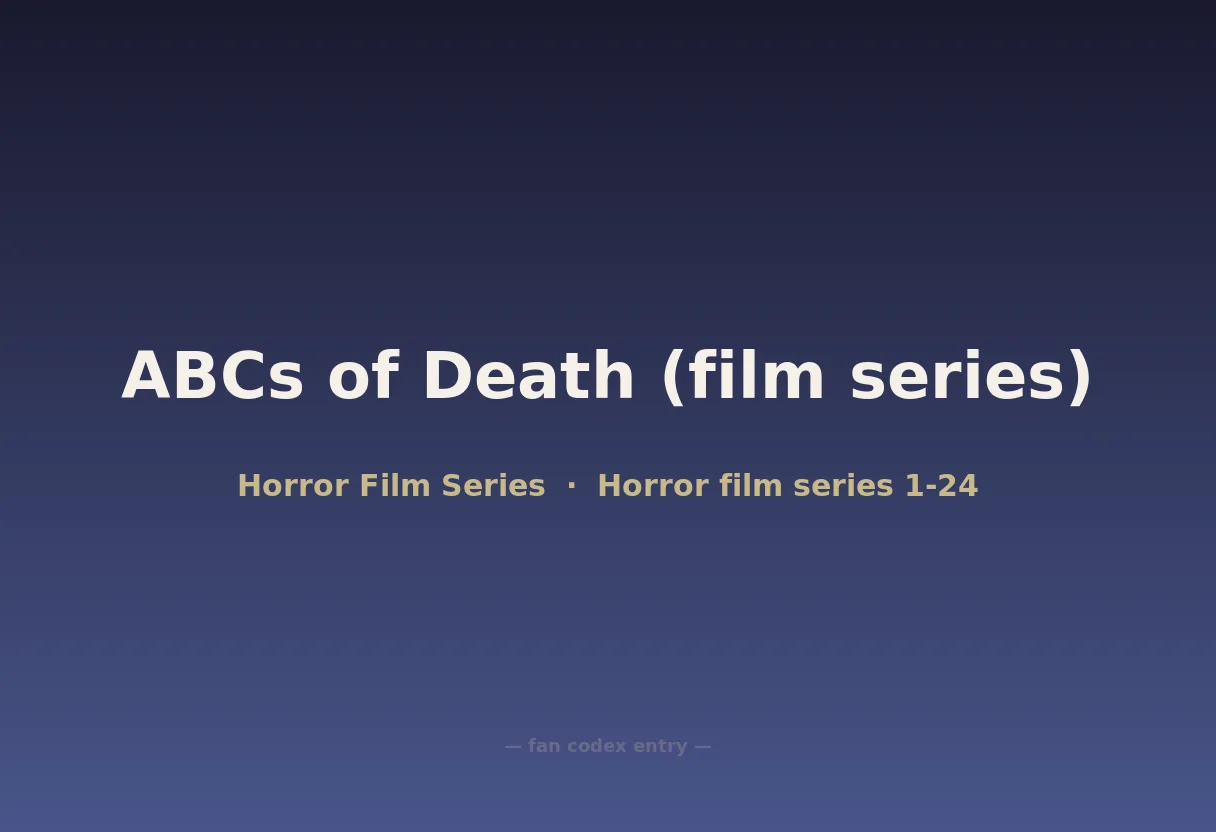 ABCs of Death (film series)