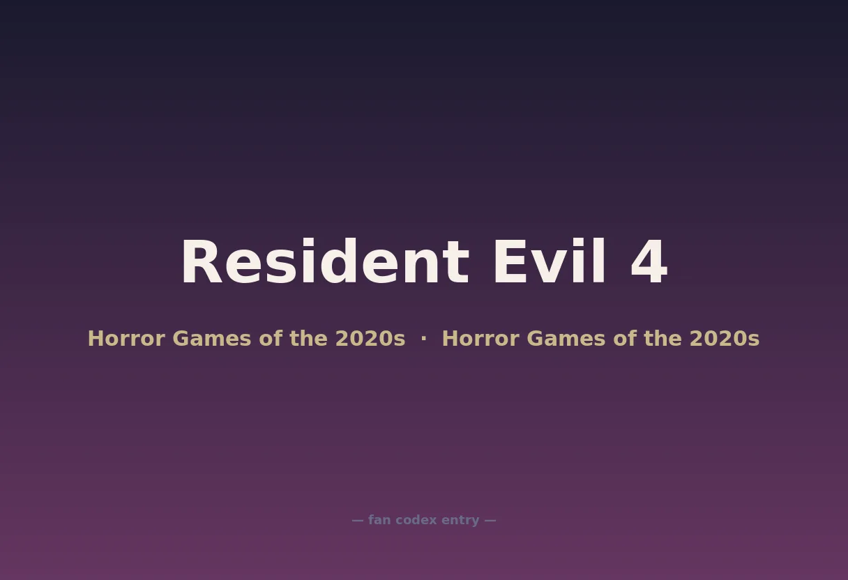 Resident Evil 4