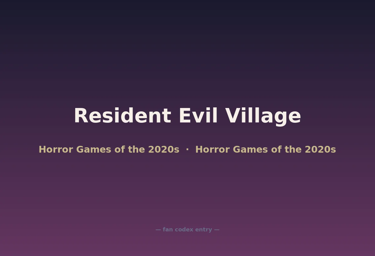 Resident Evil Village