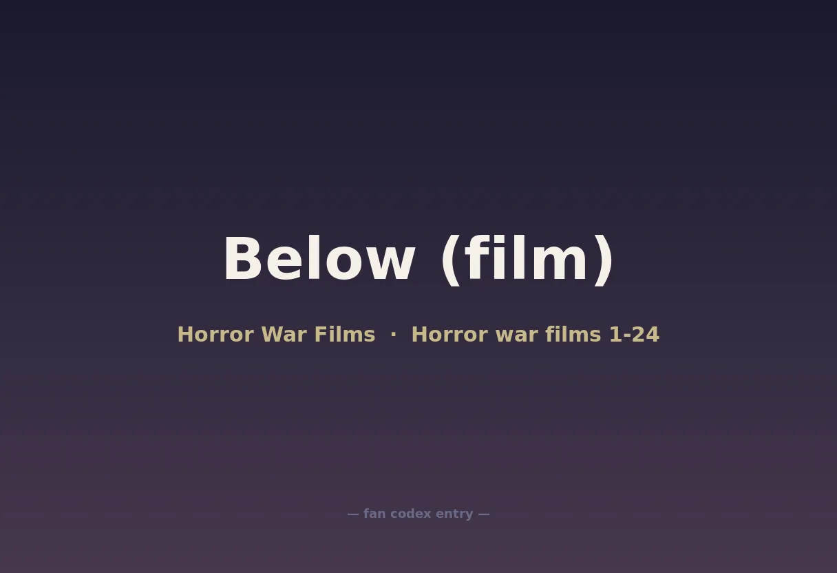 Below (film)