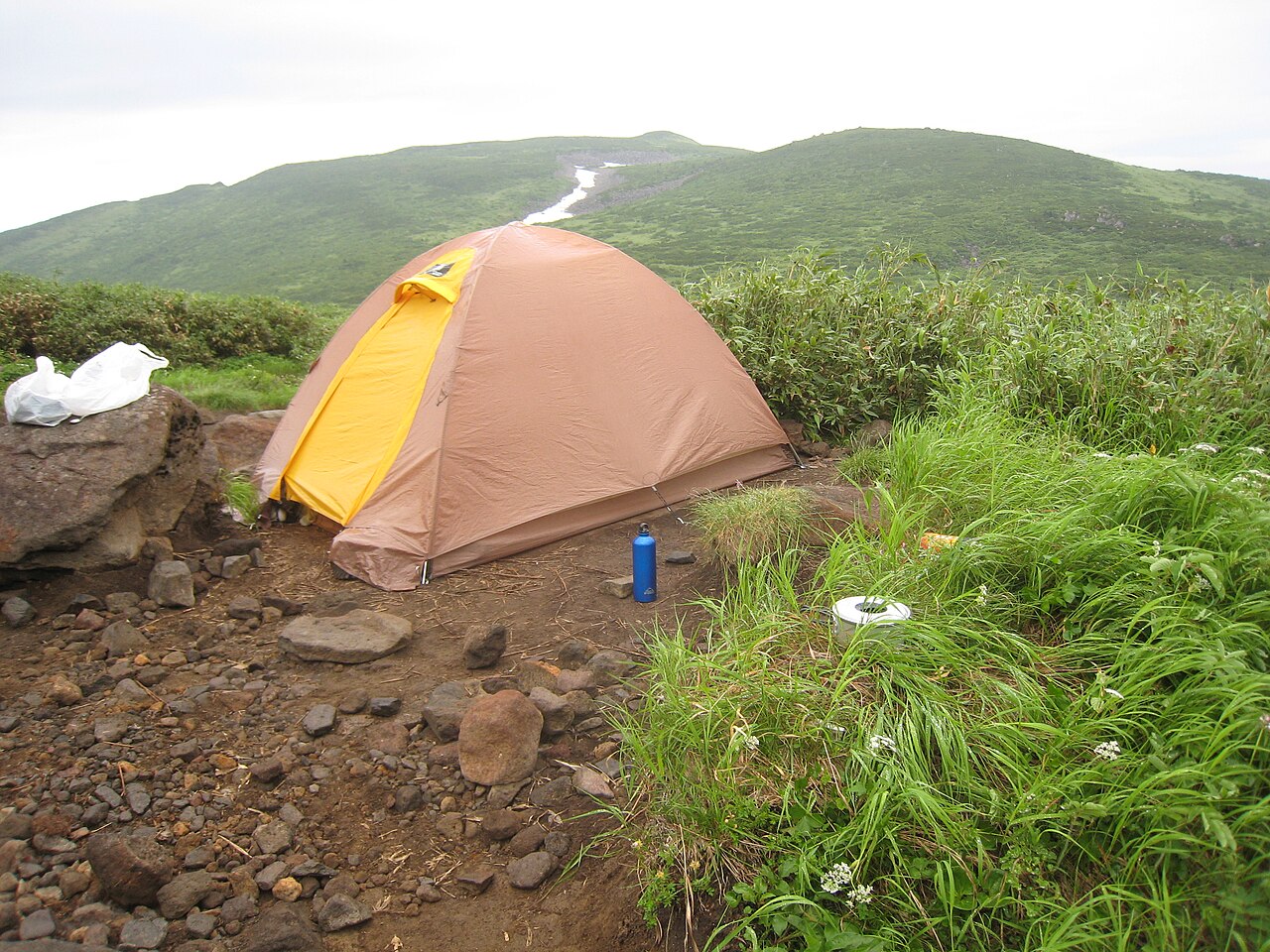 August 2009, Tent in Daisetsuzan