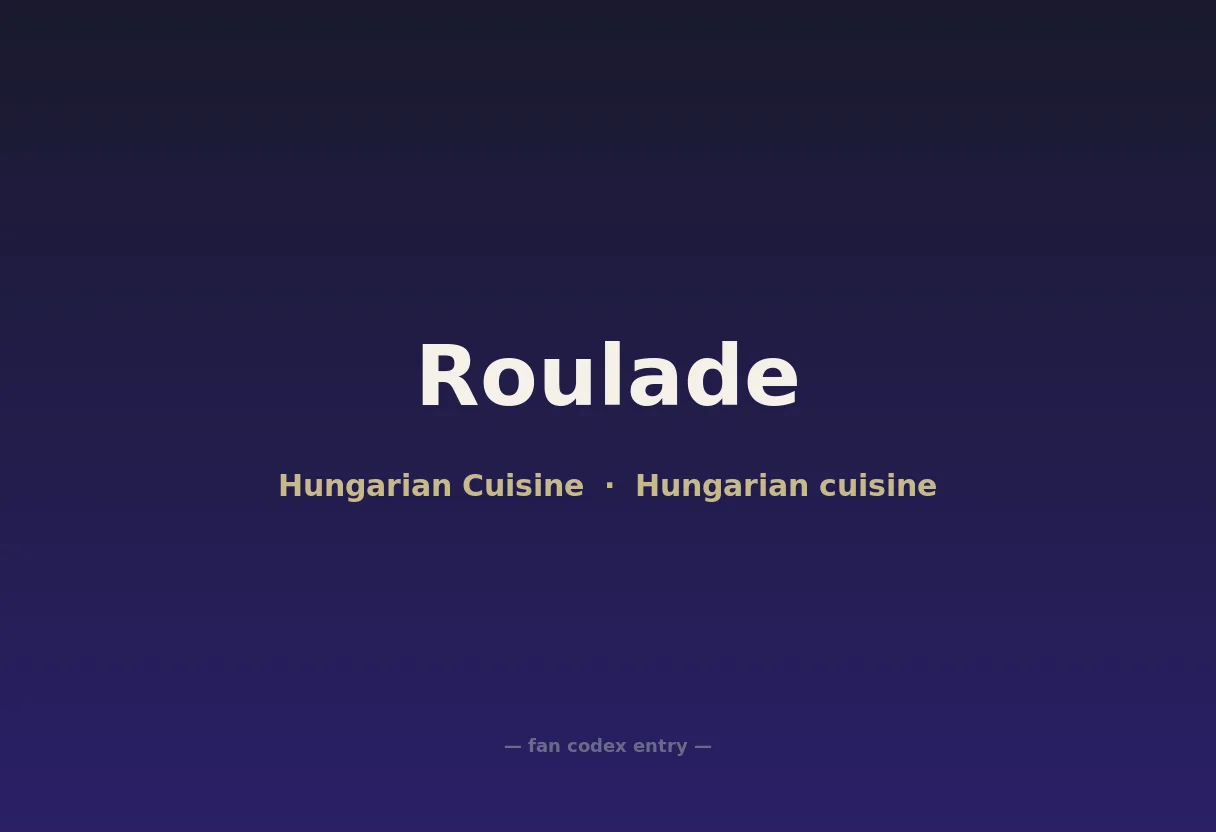 Roulade