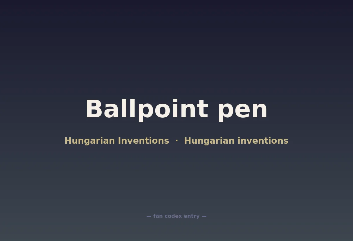 Ballpoint pen