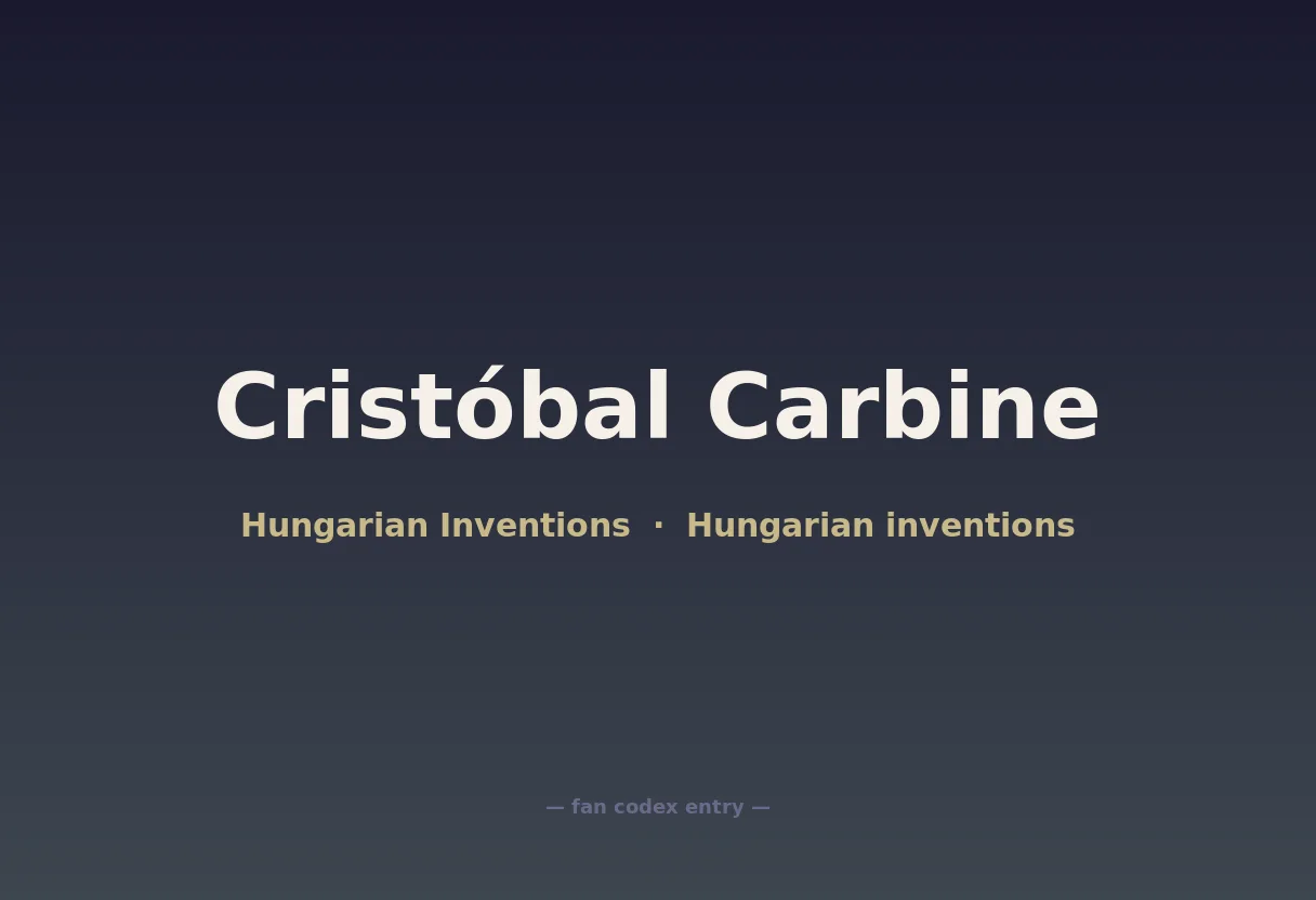 Cristóbal Carbine