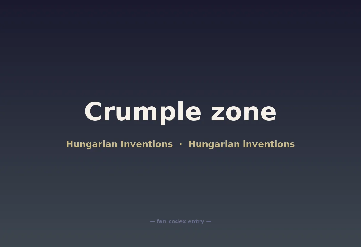 Crumple zone