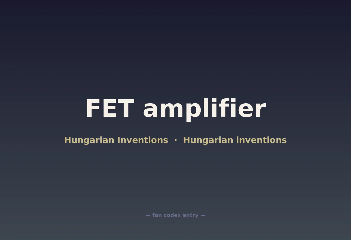 FET amplifier