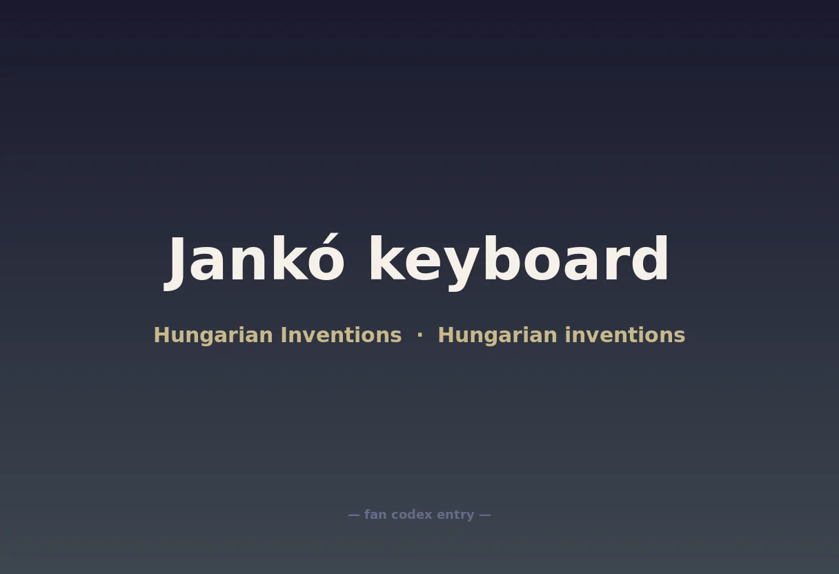 Jankó keyboard