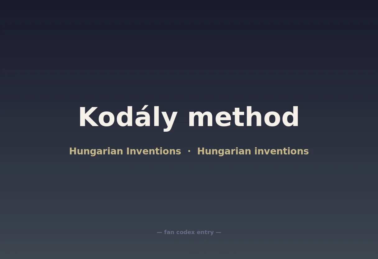 Kodály method