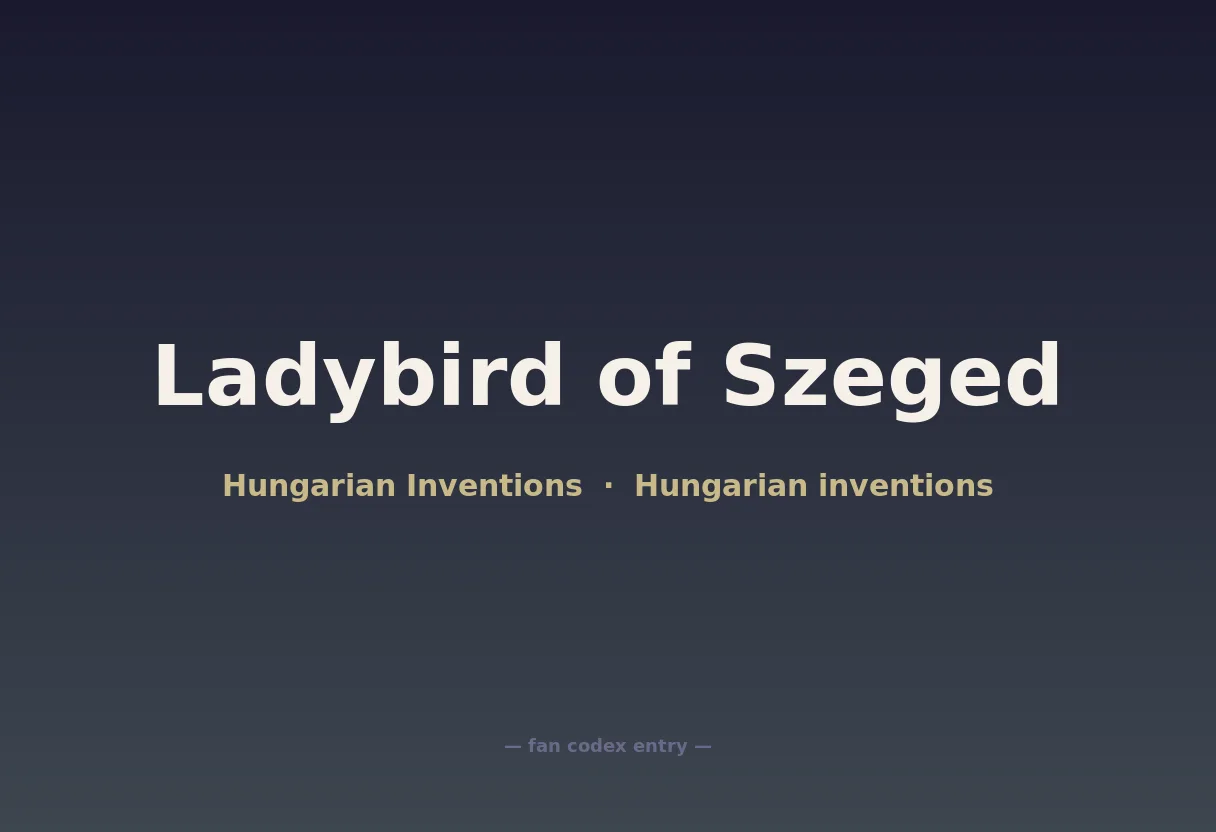 Ladybird of Szeged