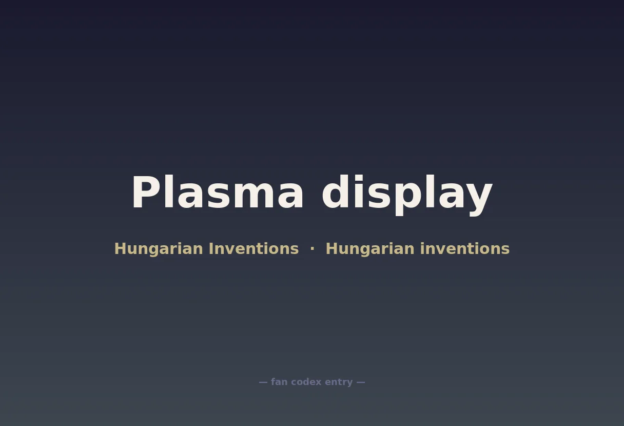 Plasma display