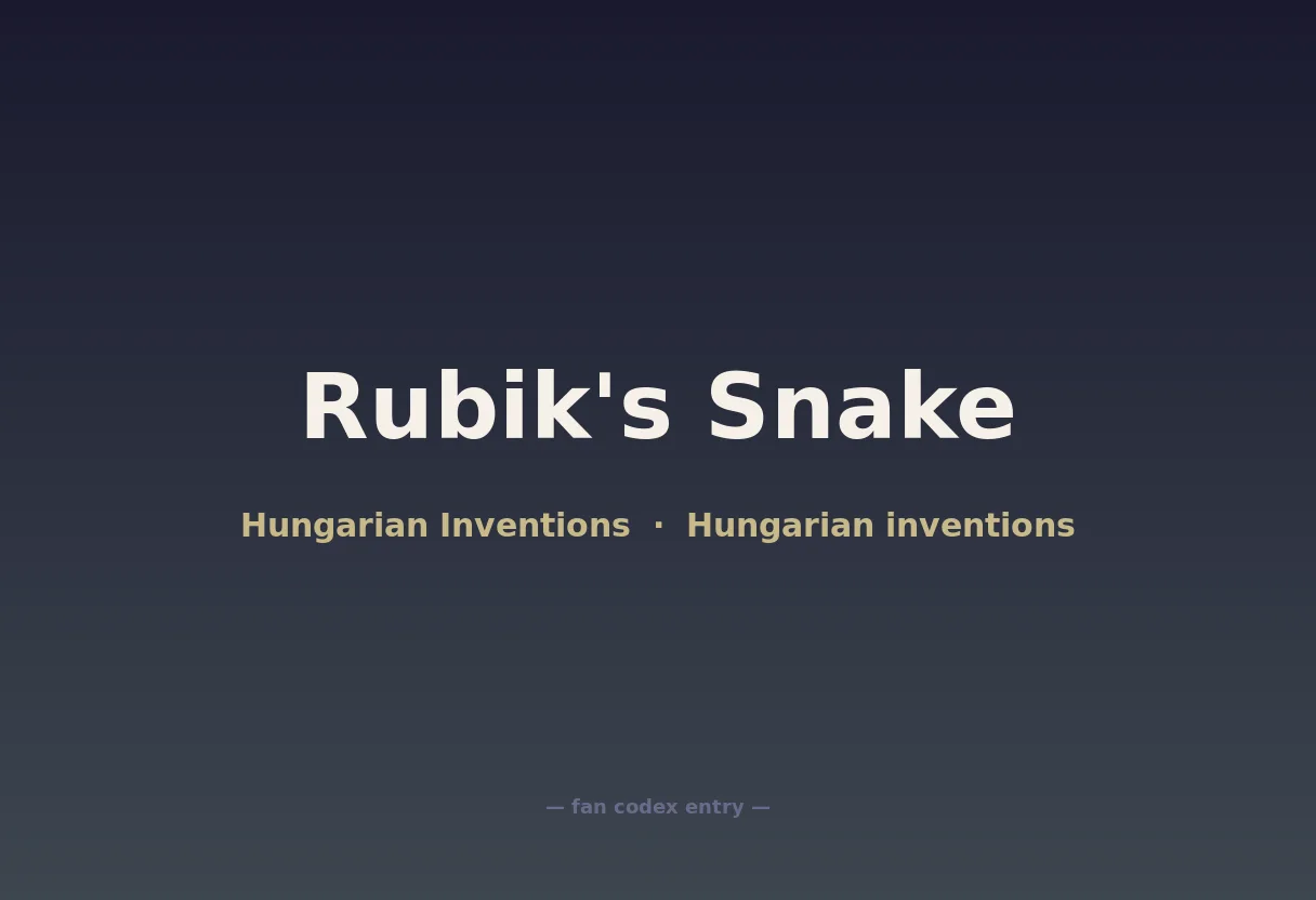 Rubik's Snake