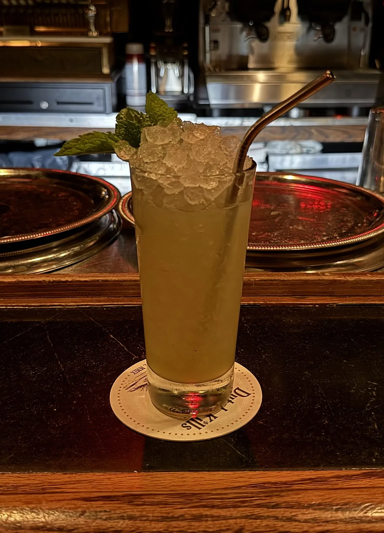 Chartreuse swizzle