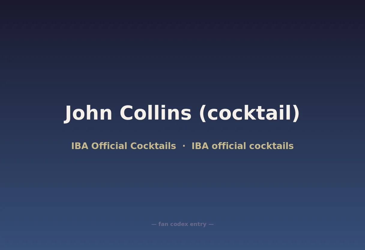 John Collins (cocktail)