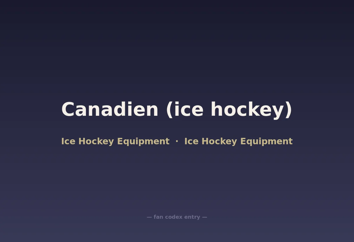 Canadien (ice hockey)