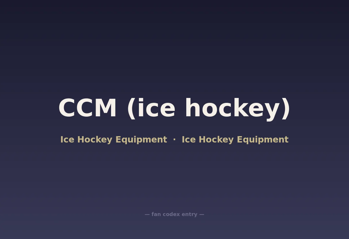 CCM (ice hockey)