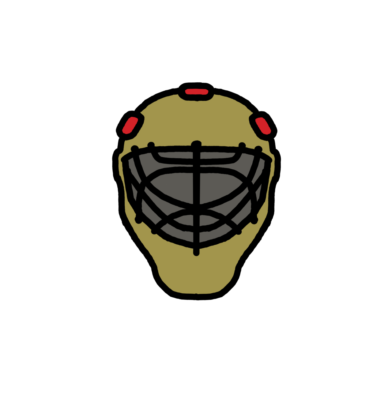 Goaltender mask