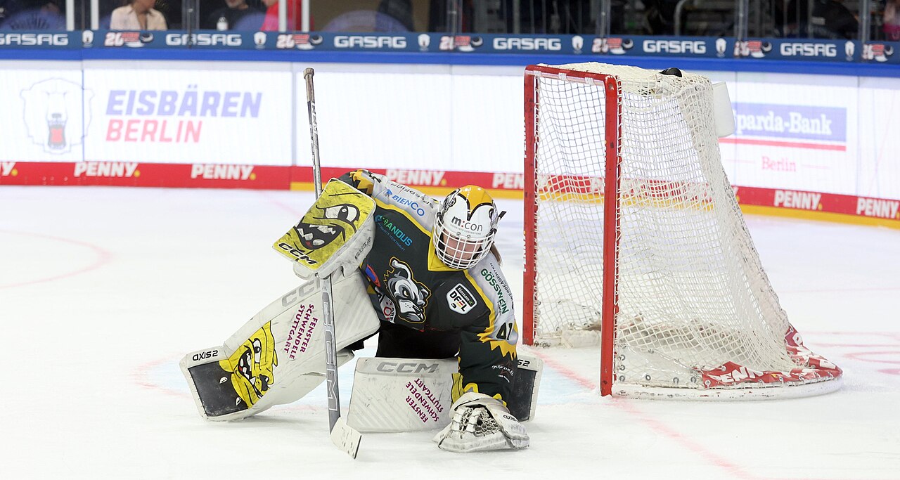 Ice hockey goaltending equipment