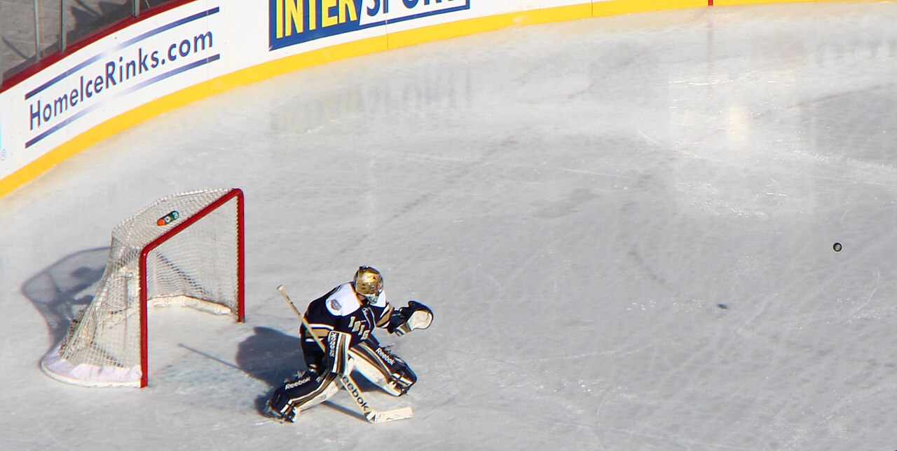 Ice hockey goaltending equipment
