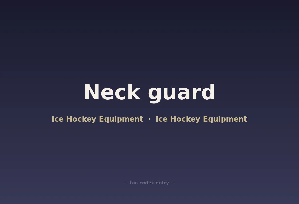 Neck guard