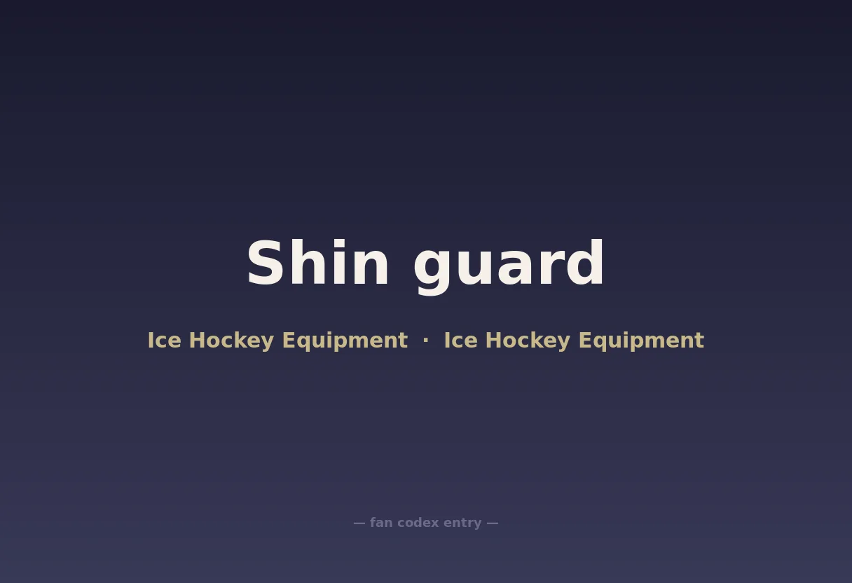 Shin guard