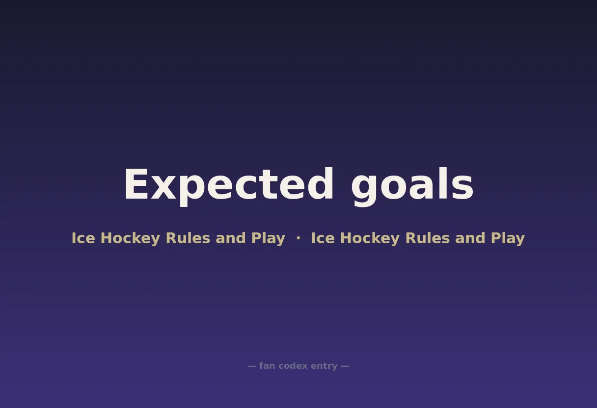 Expected goals