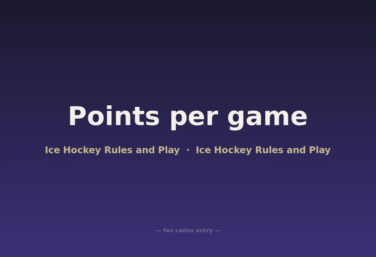 Points per game