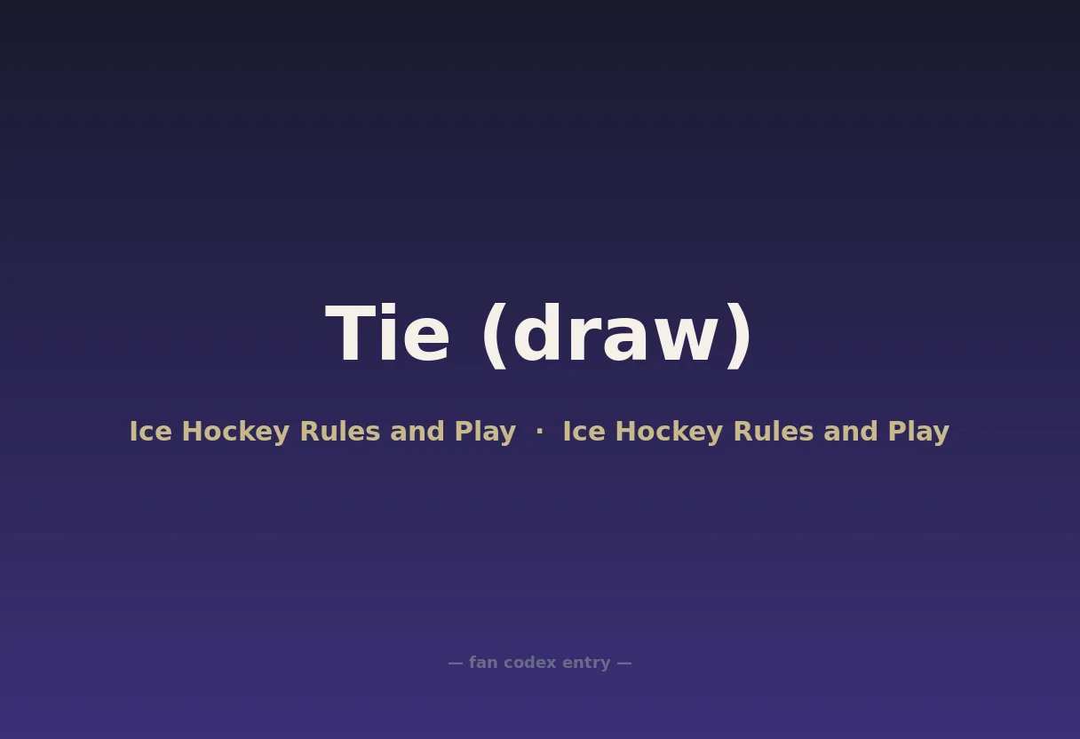 Tie (draw)