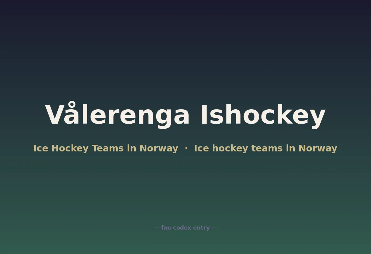 Vålerenga Ishockey