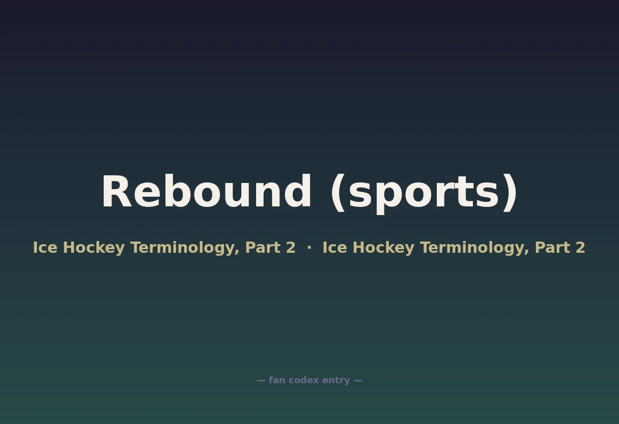 Rebound (sports)