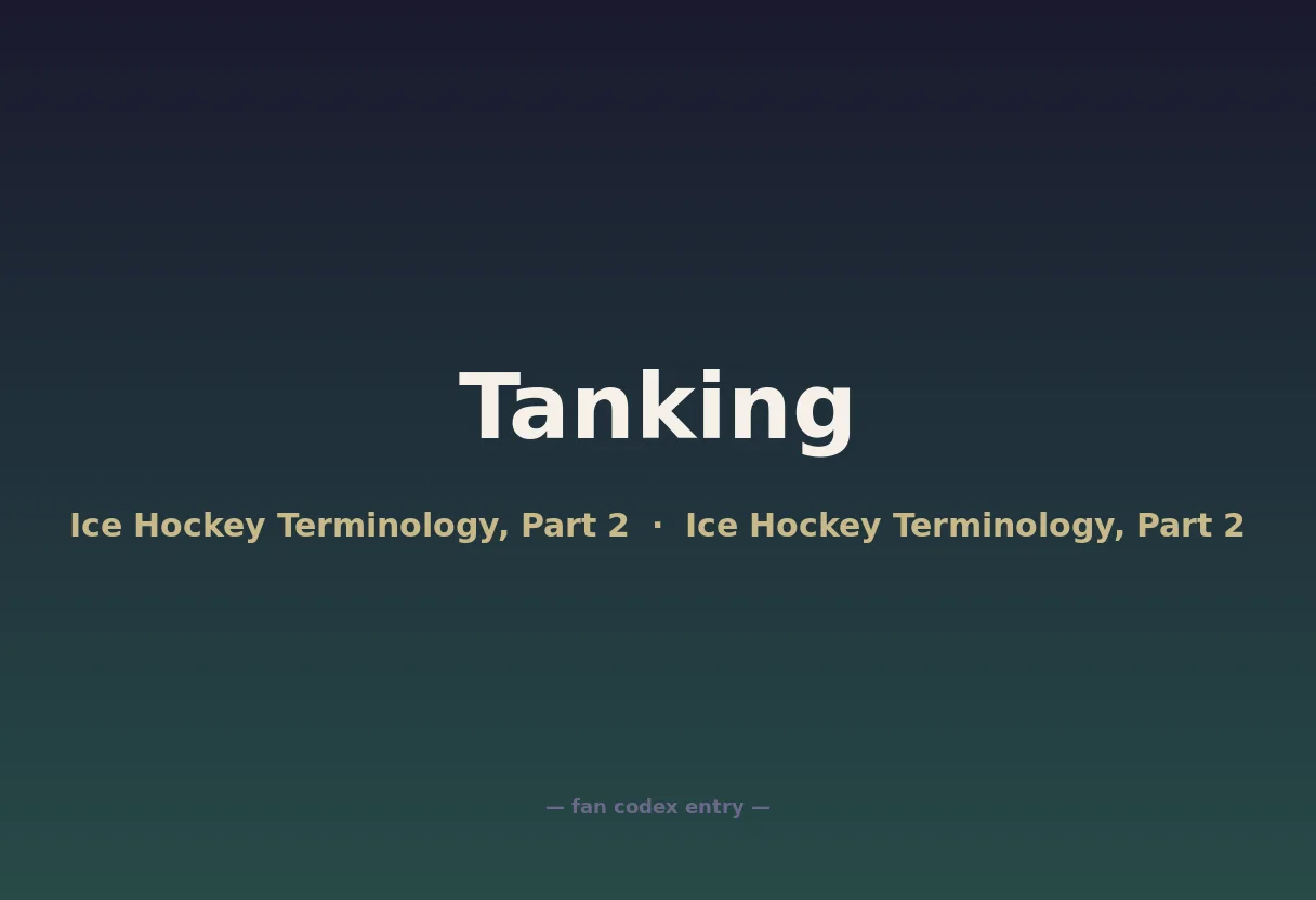 Tanking