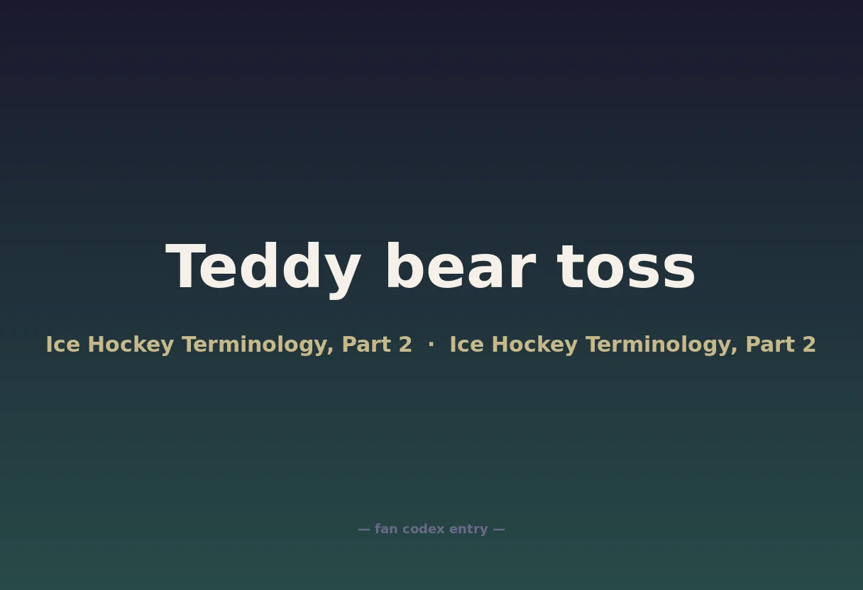 Teddy bear toss