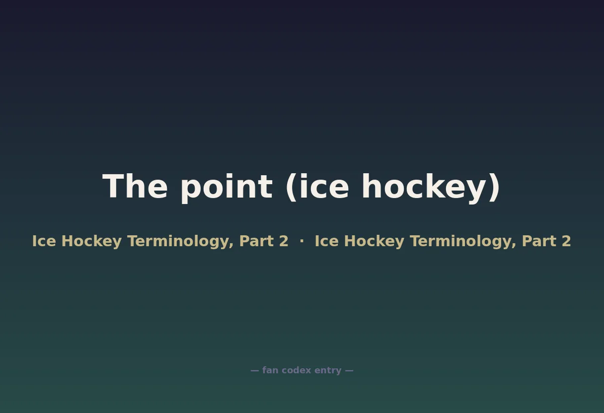 The point (ice hockey)