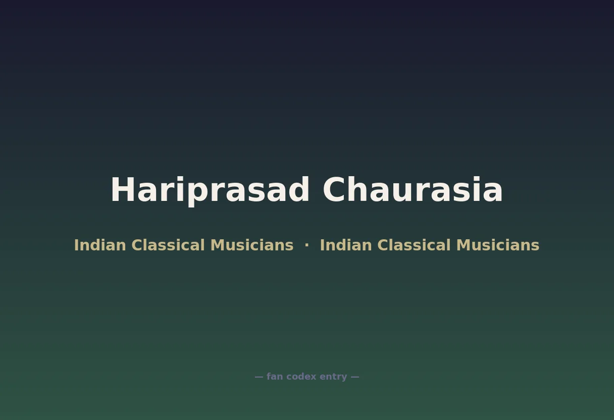 Hariprasad Chaurasia