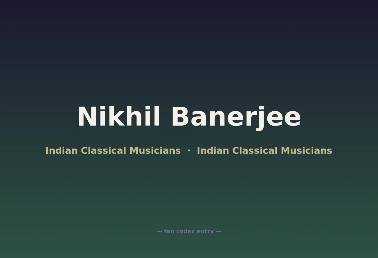 Nikhil Banerjee