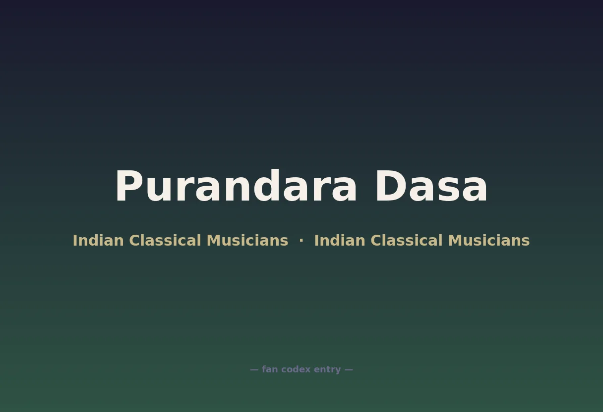 Purandara Dasa