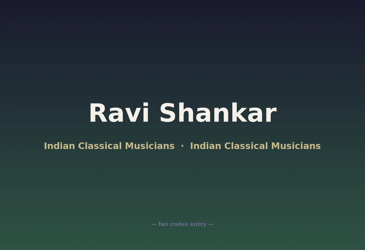 Ravi Shankar
