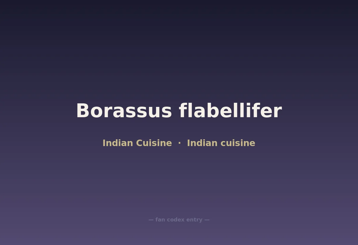 Borassus flabellifer