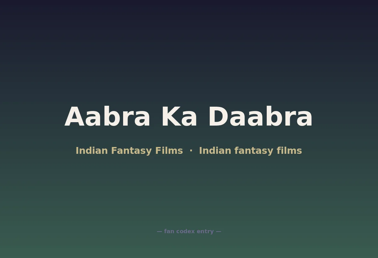 Aabra Ka Daabra