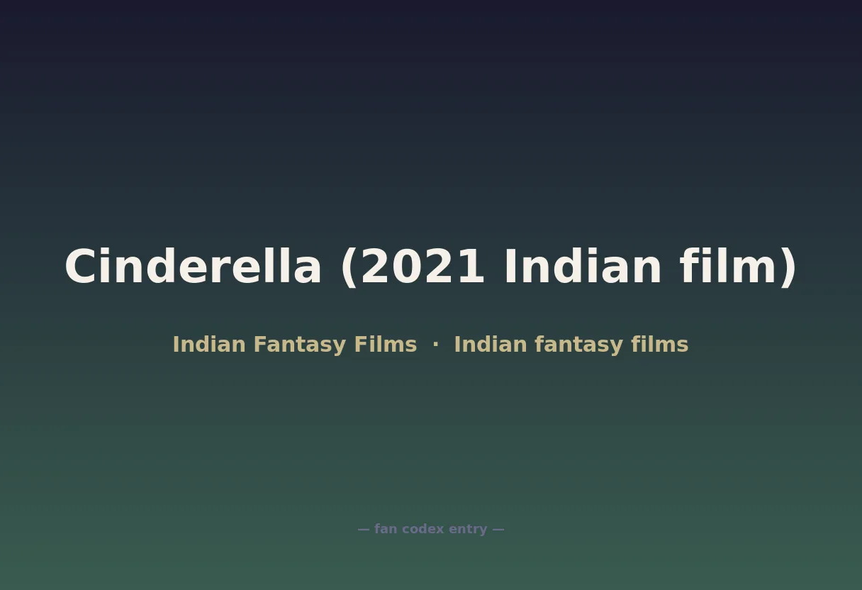 Cinderella (2021 Indian film)
