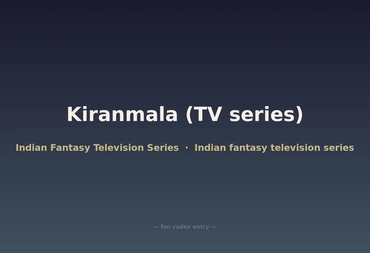 Kiranmala (TV series)