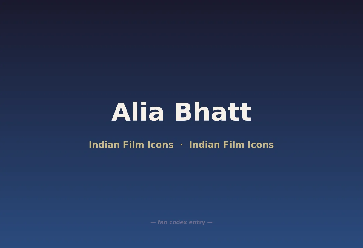 Alia Bhatt