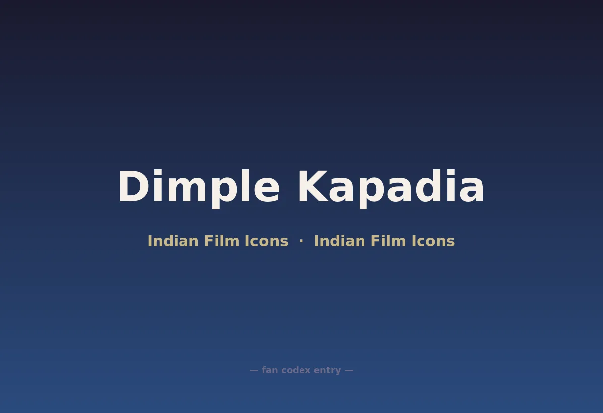 Dimple Kapadia