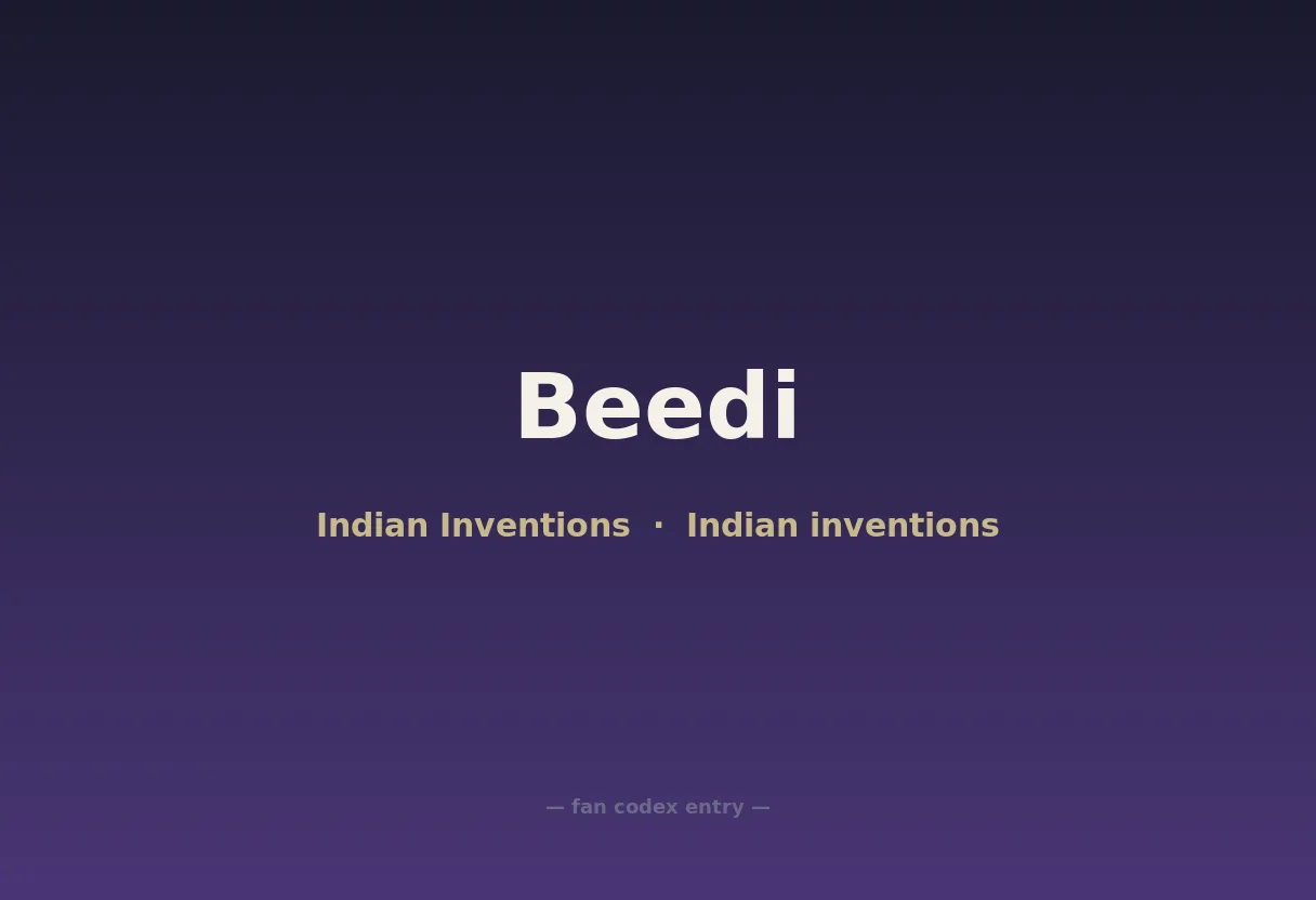Beedi