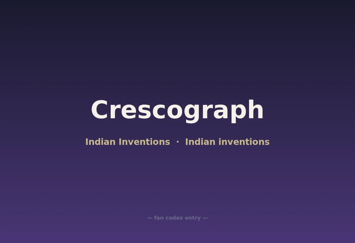 Crescograph
