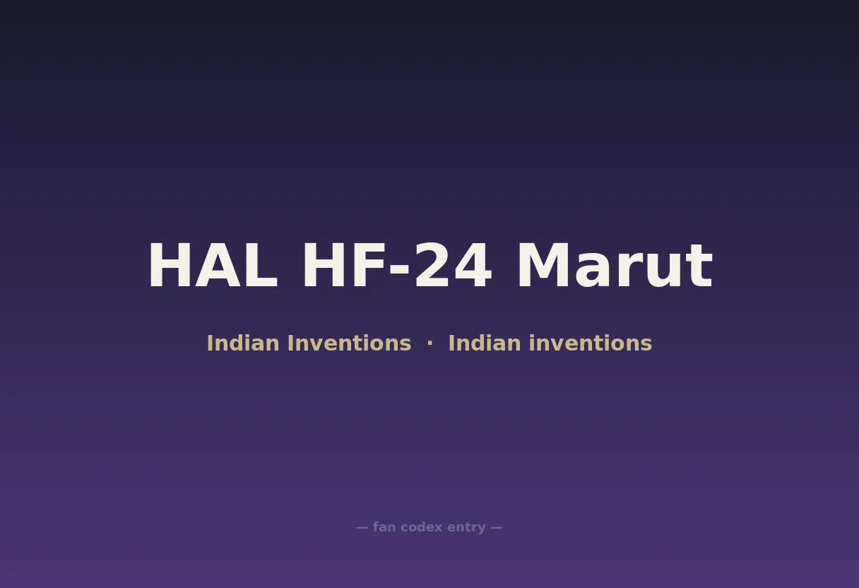 HAL HF-24 Marut